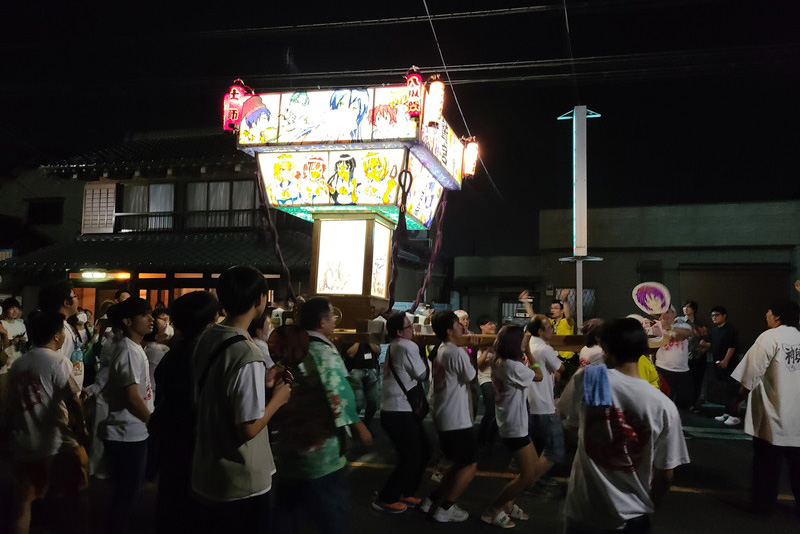 【終了】令和6年度八坂神社祭典 らき☆すた神輿渡御　担ぎ手参加のご案内
